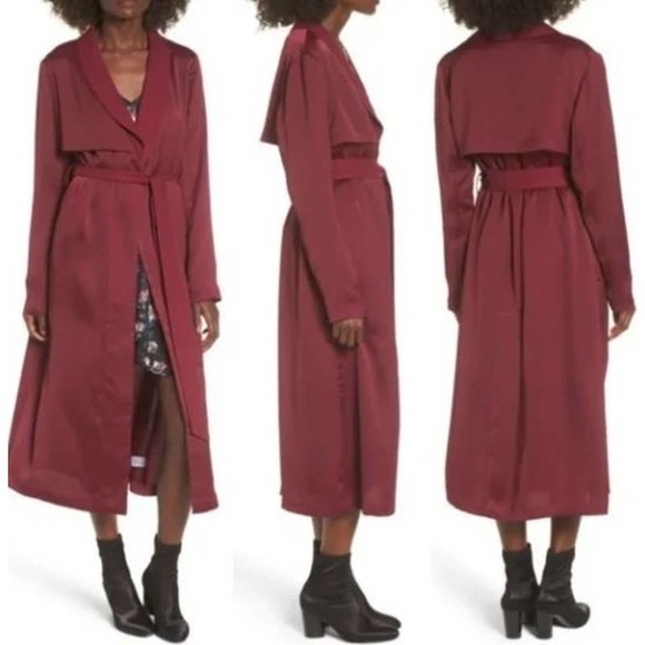 NWT REVOLVE Devlin Camden Duster in Frosted Grape Size L - Picture 2 of 13